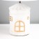 Table lamp "Maizon" E14 40W white 22.5x22.5x33.5 cm Risalux