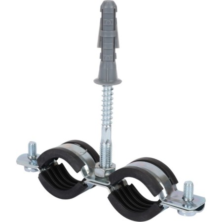 Plumbing plumbing stout SAC-0020-200034, 3/4 ", 25-29 mm, hairpin screw+dowel plastic-2