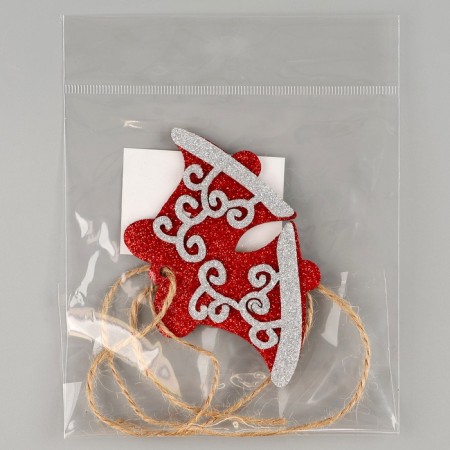 New Year's decoration from EVA "Bells", on an adhesive basis-3