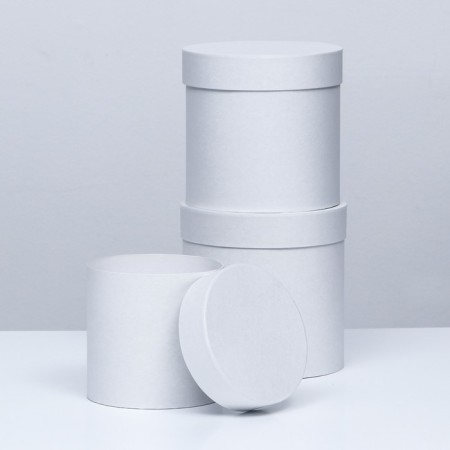 Set of boxes 3V1 "White", 15 x 15, 18 x 18, 19 x 19 cm-1