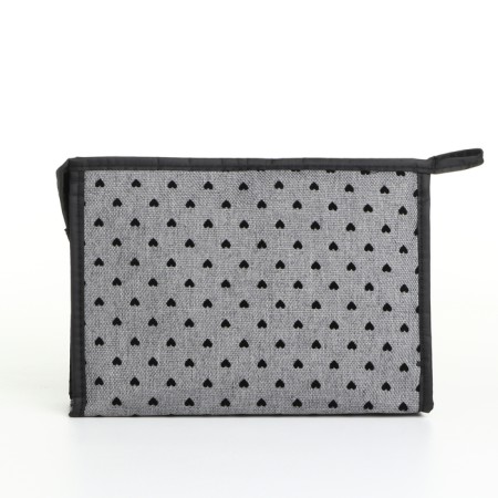 Lightning cosmetic bag, gray color-1