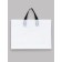 Package with a loop handle white 35 x 25 x 8 cm 80 μm