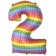 Foil ball 32 "Number 2", pop it