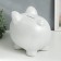 Pigger Ceramics "Pig - White Krakelyur" 30x22x26 cm