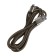 Lightning cable - usb, 2.1 a, nylon braid, 2 meters, golden