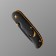 Stinger folding knife with a clip, 70 mm, handle: steel, wood, box cardboard
