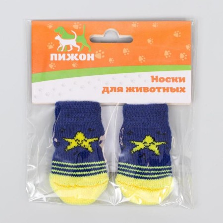 Nosks non -slip "star", s (2.5/3.5 * 6 cm), set 4 pcs-1