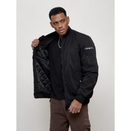 Male bomber, size 56, black color-9