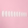 Tips for nail extension, 500 pcs, oval shape, in a bag, 10 sizes, milk color
