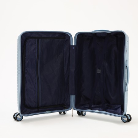 Middle suitcase 24 ", lightning department, code castle, 4 wheels, blue color-7
