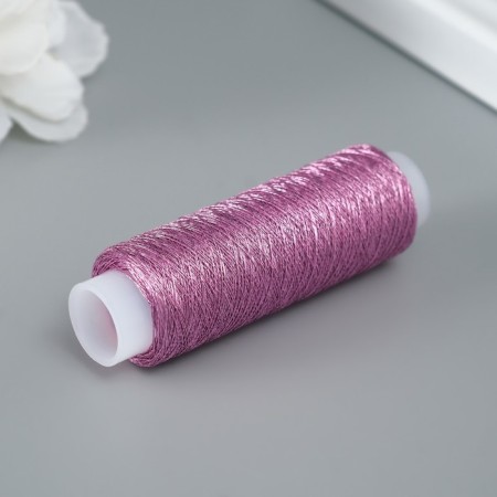 Lurex thread for creativity 200 ± 5 m, pink-1