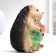 Pigger "Hedgehog with flowers" 11x11x15cm