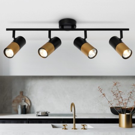Lamp wall-flowing spot RIVOLI BELLADONNA 4XGU10 15 watts turning-2