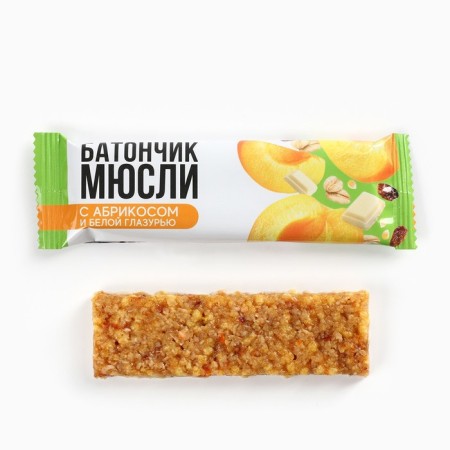 Murili Baton with apricot and white glaze, 32 g-2