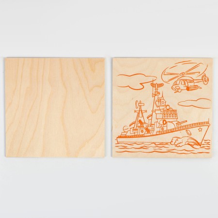 Set for burning wood "sea stronghold"-1