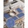 Set of napkins for setting the table "Dance of Snowflakes", rectangular, rounded edges, size 30x46 cm, 4 pcs
