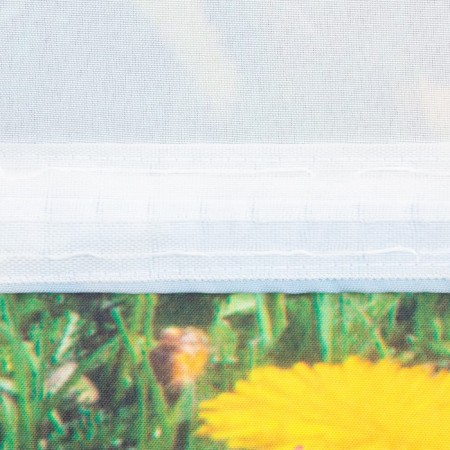 Set of curtains yellow dandelions 147x267 +/- 3cm 2pcs, Gabardin, p/e-2