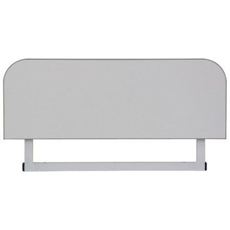 Side border prefix for growing transformer desks Polini Kids City D2, size 55x20 cm, white-white color