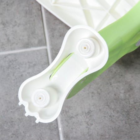 Children's lining - seat on the toilet "cat", green color-4