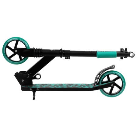 Самокат городской GRAFFITI Comfort Lux 145, колёса PU 145 мм, перед. амортиз, ABEC 9 Carbon-8