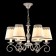 Maytoni ARM023-06-S chandelier, 6HE14, 40W, 60x60x78 cm, gray color gray