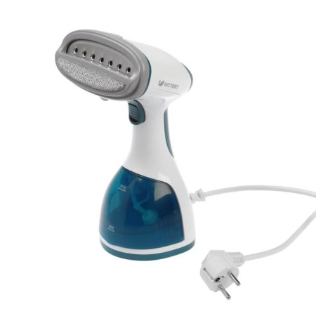 KitFort KT-916-1, manual, 1000 W, 260 ml, 20 g/min, cord 1.7 m, white and blue