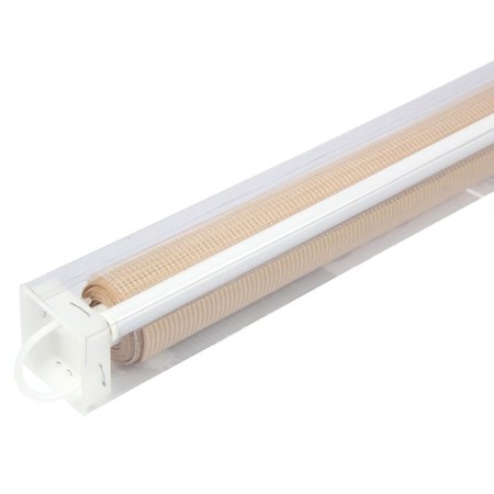 Curtain-rod "Day and Night", size 80x160 cm, coffee color with milk-3