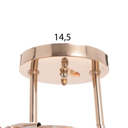 Arden chandelier 2x40W E27 Gold Model: 2600551-5
