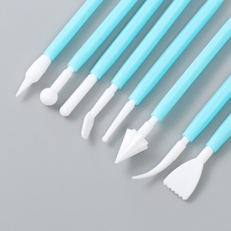 Tool for modeling plastic set 8 pcs 15.5 cm mix-1