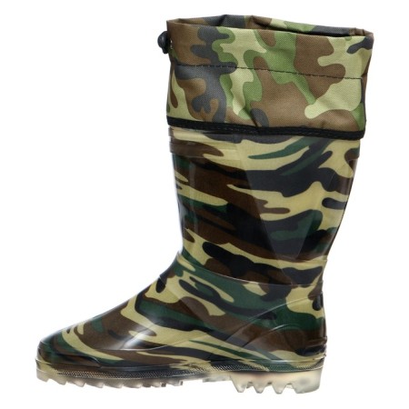 Men's boots S-10RUM, PVC, insulated, camouflage mix, size 44 (285)-5