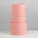 Set of hats 3 in 1 pink, gift packaging, 16 x 10, 14 x 9, 13 x 8.5 cm