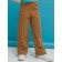 Pants for girls, height 104 cm, brown color