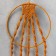 Dreaming Catcher using the Macrame "Leaflets" Burn sugar 55x25 cm