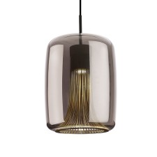 Suspension lamp mantra kriss, GU10, 1x12W, 380 mm, black color