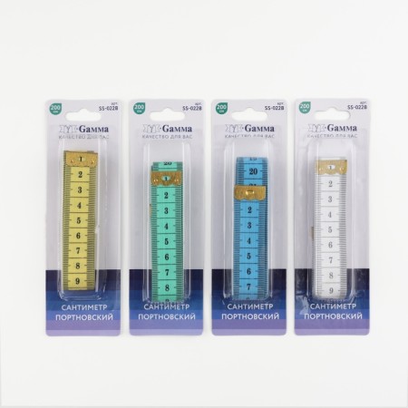 Centimeter tape, 200 cm, mix color-3