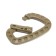Tactical carbine d-shaped tundra, 84x56x7 mm, khaki color