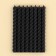 Candles for the cake, black, 16 pcs., 0.5 x 6.5 cm.