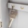 Keywood tree 6 hooks "Keys. Serde" gray with white 26x19x6 cm