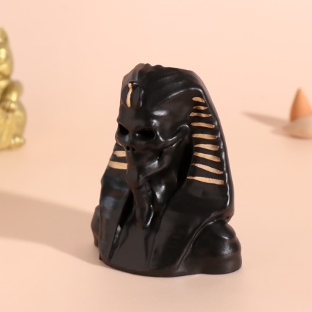 Boar Skeleton Skeleton Skeleton Top 10x8.5 cm black, gold stripes-4