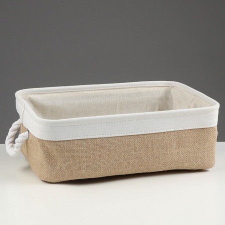 Stellah basket with Country Handles, 370 x 270 x 130 mm, beige-2