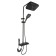 The shower system Zein Z3896, the upper and hand watering can, PVC hose, temperature screen, graphite