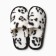 Women's slippers 36-37, white color