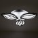 Gallop Lamp "Galaxy" 382700 LED 60W White 52x52x7.5cm