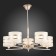 Ceiling EVOLUCE lamp. Sle300203-05. Almese. 5x40 watts, E14, 66x66x58 cm, Shampan