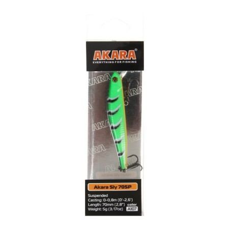 Akara Sly 70SP wobbler, color A107, 7 cm, 5 g-1