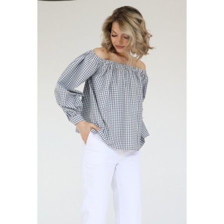 Shoulder blouse, size 42-44