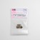 A set of buttons on the leg "Rose", d = 10 mm, 5 pcs, black/gold color