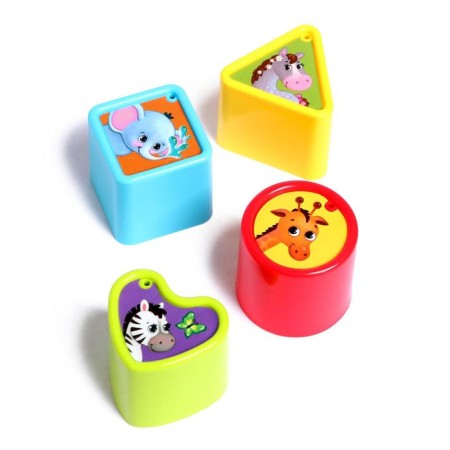 Developing toy "Musical Sorter", sound, color mix-4