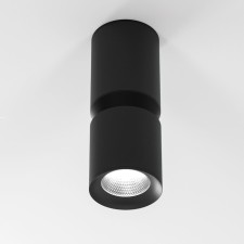 Lamp ceiling accent Elektrostandard, Kayo LED 12 W, 60x60x155 mm, IP20, black color