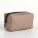 Cosmetic bag with lightning, cappuccino color